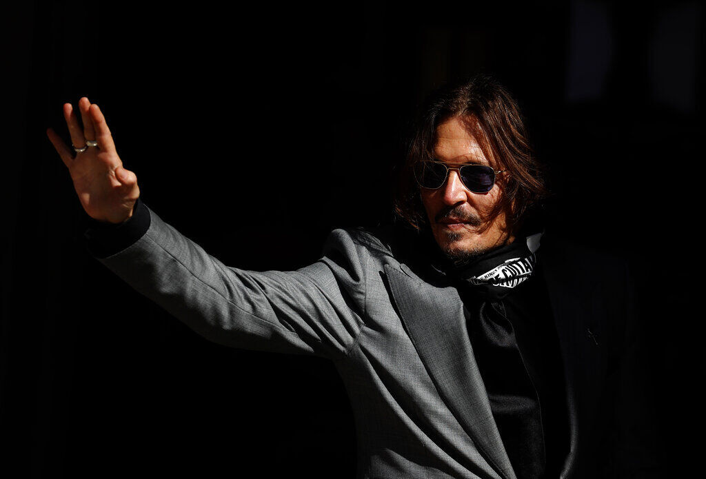 APTOPIX Britain Johnny Depp